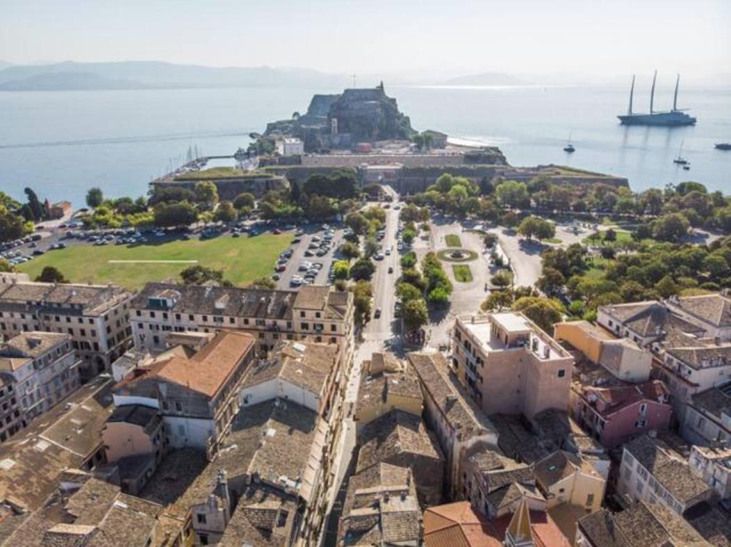 Apartamento Downtown Oasis Penthouse Corfu  Exterior foto